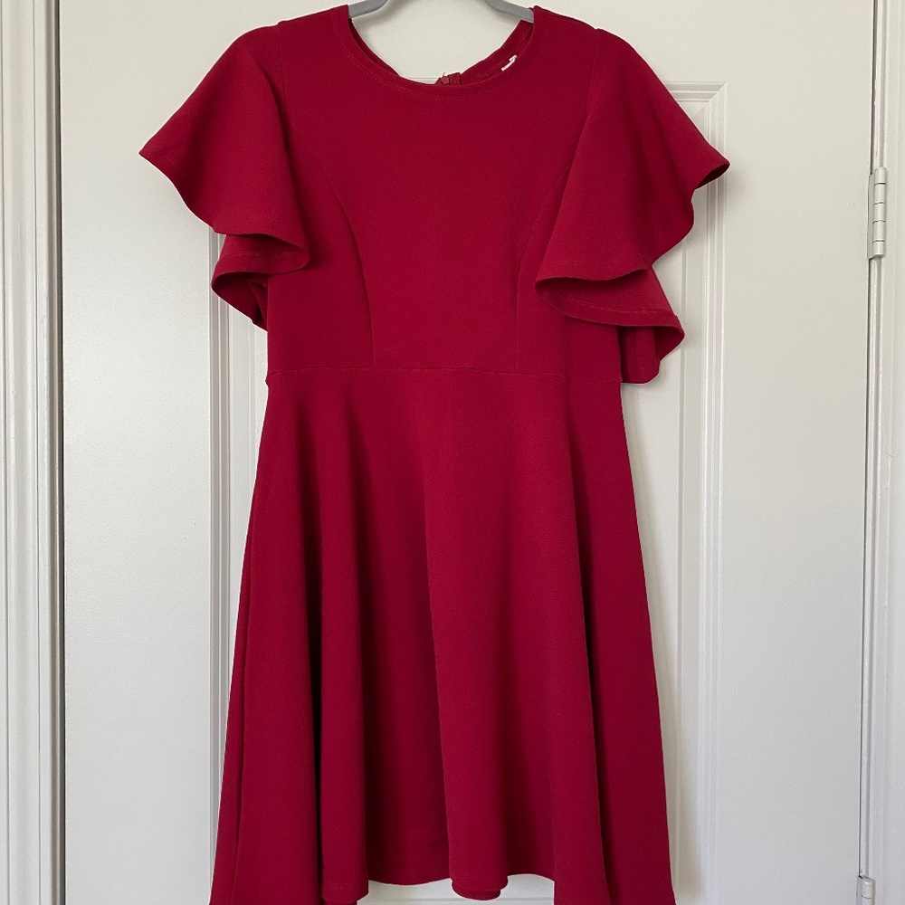 Red dress
